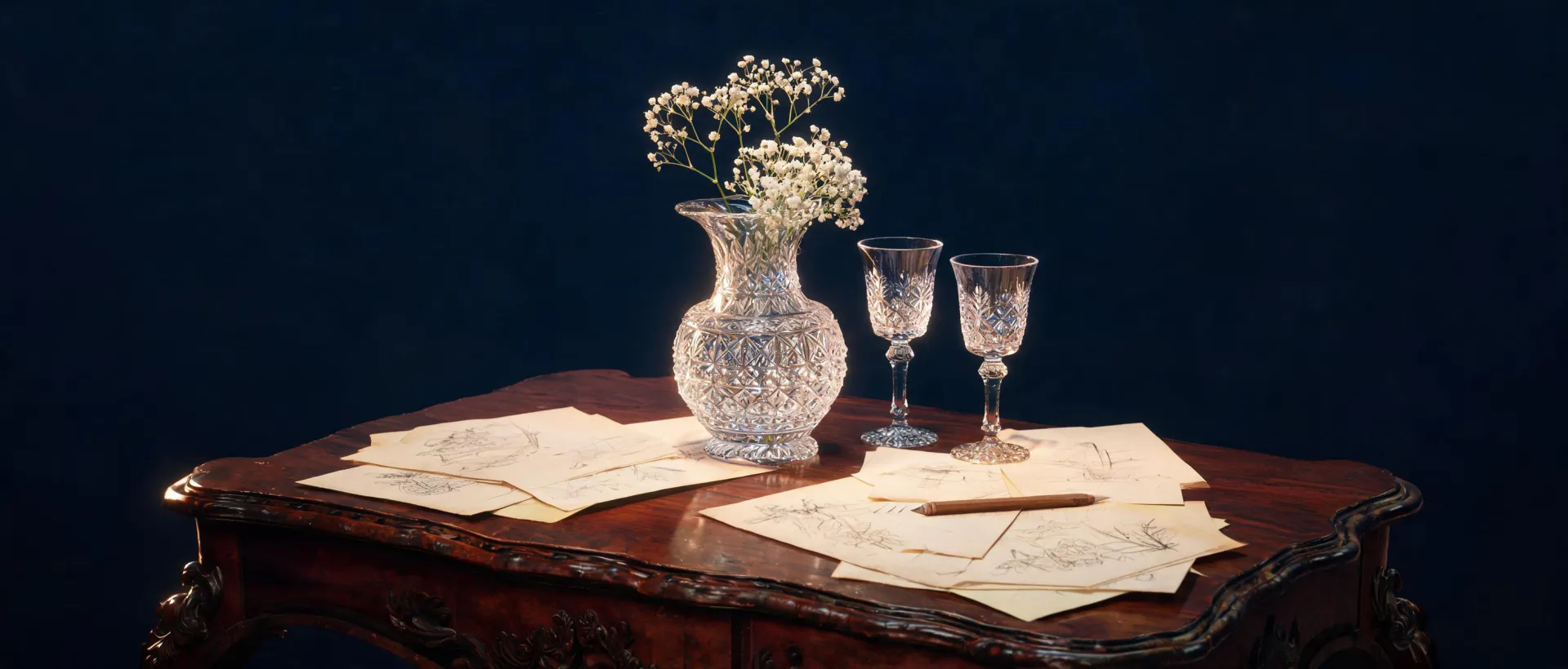 Galway Crystal heritage table